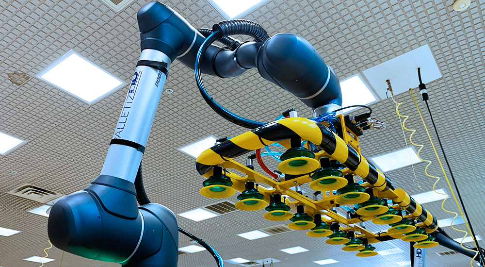 Custom palletizing gripper